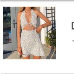 Beginning Boutique Demi Dress White/Floral - Size 14